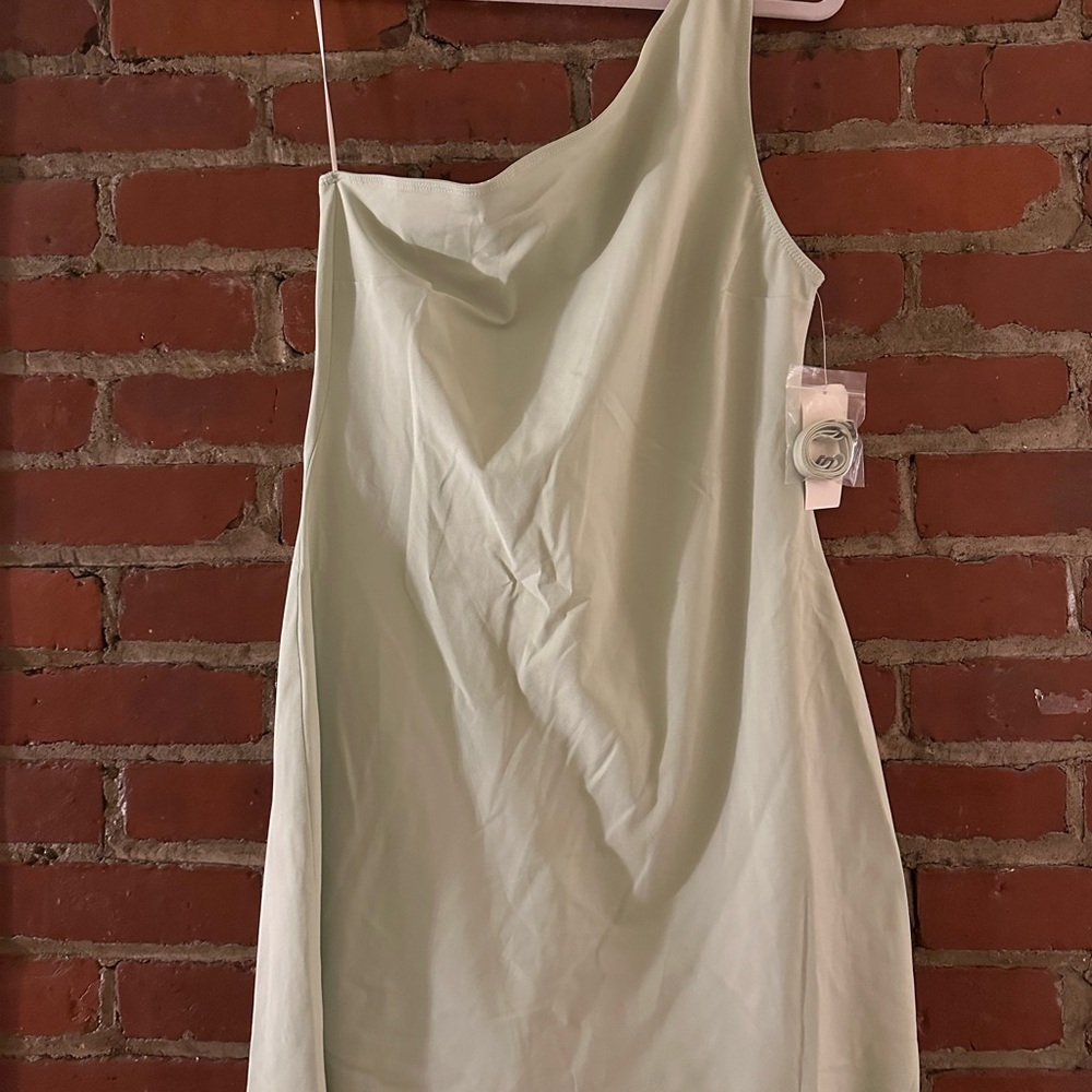 Abercrombie One shoulder Active Dress - Mint